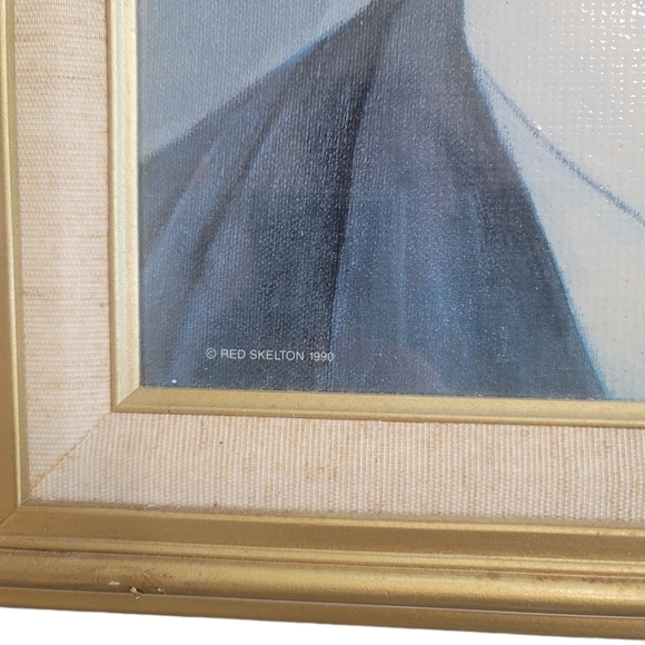 Red Skelton "I love you" clown limited numbered 4629/5000 signed framed art Rare - Picture 4 of 12